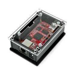 Obudowa do BeagleBone Black czarno-przezroczysta