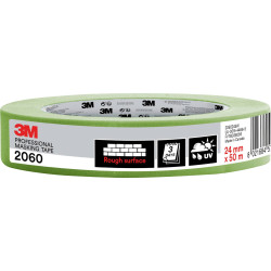3M PT206024 2060 Masking Tape Light Green 50 m x 24 mm 1 pc
