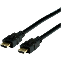 Value 11.99.5691 HDMI Cable HDMI-A to HDMI-A 1.50 m Black 4K UHD Double Shield