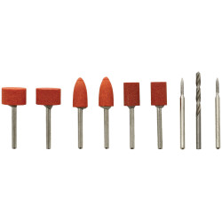 Draper 08959 Grinding/Drilling Points for D20 Engraver/Grinder (9 Piece)