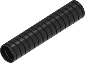 Protective hose, inside Ø 9.56 mm, outside Ø 12.7 mm, polyethylene, black, 500031-1