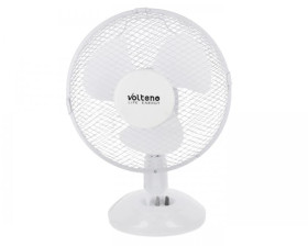 Wentylator biurkowy 230V 21W oscylacja szary 27x21x37cm VO2538