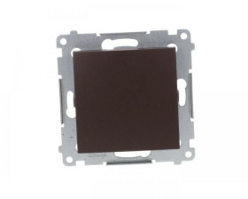 Simon 54 Łącznik pojedynczy moduł 16AX 250V zaciski śrubowe brąz mat DW1A.01/46