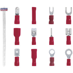 Sealey RTSET Clip Strip Deal - Red Terminals
