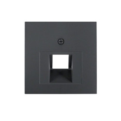 B.Kwadrat/B.3/B.7 antracyt mat Płytka do 1xRJ