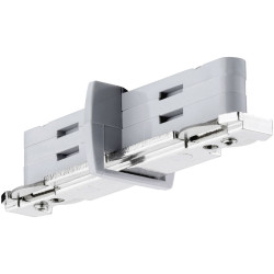 Paulmann 95140 URail System Voltage Splitter High Voltage Silver