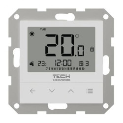 TECH F-4Z V2 - Regulator pokojowy bezprzewodowy doramkowy kolor biały