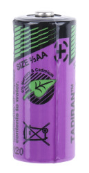 Bateria 2/3 AA 3.6V 2/3 AA 1.1Ah Tadiran Lit-chlorek tionylu