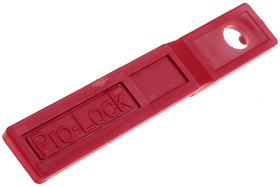 Blokada Akcesoria do blokowania kabli Brady Czerwony