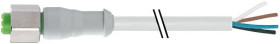 Przewód czujnik-siłownik ze złączem Złącze M12 liczba rdzeni 4 długość 5m Rodzaj A Żeńskie