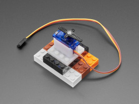 Adafruit Vertical Micro Servo Mount for LEGO-Compatible Brick Systems