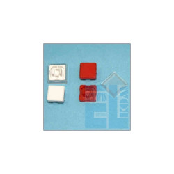 KLAWISZ DO MIKROPRZYCISKÓW z OSŁONĄ TM118B - CZERWONY