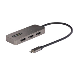 Adapter, 4K, do wyświetlaczy: 3, USB C, USB C, HDMI