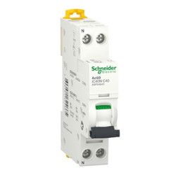 Wyłącznik nadprądowy MCB, 1+N, 10kA, 230V, Schneider Electric, A9P54