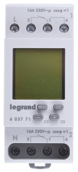 Przełącznik czasowy DIN 2-kanałowy Cyfrowe 230 V AC Legrand SPDT