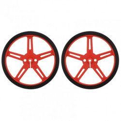Koła 70x8mm - czerwone - Pololu 1426