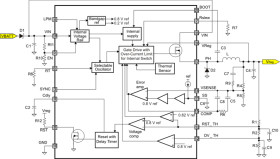 Automotive 3.6V to 60V, 2A Buck Converter with Low Iq and Voltage Supervision