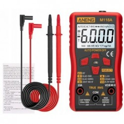 Multimetr cyfrowy M118A detektor pojemność latarka