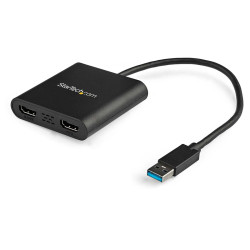 Adapter, 4K, do wyświetlaczy: 2, USB A, USB 3.0, HDMI