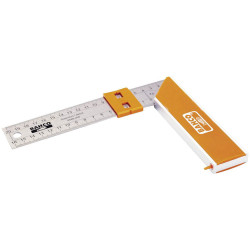 Bahco 9048-350 Carpenter&#x27;s Square Stainless Steel Easy Marking