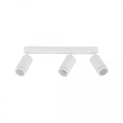 Lampa sufitowa biała 3x reflektorki na listwie JET WHITE 3*GU10 6915 TK Lighting