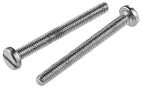 Śruby maszynowe M4 łeb z łbem walcowym soczewkowym Mosiądz długość 40.0mm skok 0.70mm