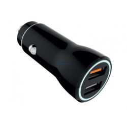 Ładowarka sam. 2x USB z technologią szybkiego ładowania Qualcomm 3.0