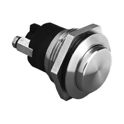 Bulgin MP0037/2 Vandal Resistant Pushbutton Raised SPST 50V 1A 19.2mm IP68