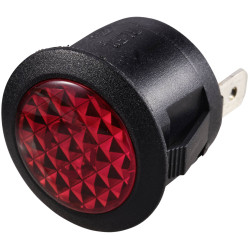 TRU COMPONENTS TC-12659376 Neon indicator light 230 V AC 20 mm Red 1 pc