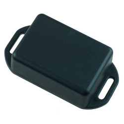 1551GFLBK Hammond Miniature Black ABS Flanged Enclosure 50 x 35 x 20mm