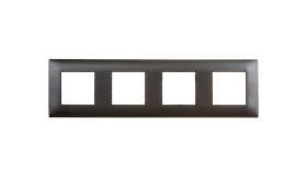 Dante Ramka Poczwórna Tworzywo Lakierowane Grafit 456084
