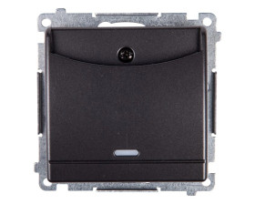 Simon 54 Łącznik hotelowy antracyt DWH1.01/48