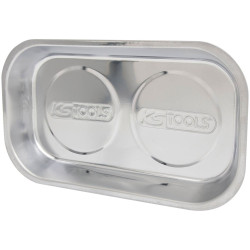 KS Tools 800.0151 Stainless Steel Magnetic Tray, 140X240mm