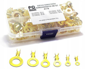 ZESTAW KONEKTORÓW OCZKOWYCH M3 M5 M6 M8 M10 200szt