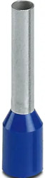 Insulated wire end ferrule, 2.5 mm², 18 mm/12 mm long, DIN 46228-4, UL 486F-E, blue, 1200309