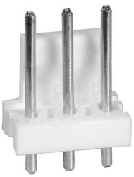 Złącze szpilkowe 3-pinowe MTA-156 raster: 3.96 mm Prosty 1-rzędowe TE Connectivity Otwór przelotowy600 V Bez osłony