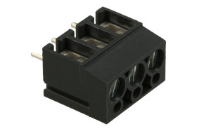 Łączówka; AK100/3DS-5-V; AK100; 3 tory; R=5,00mm; 12,5mm; 20A; 300V; przewlekany (THT); proste; otwór okrągły; śruba prosta; śru