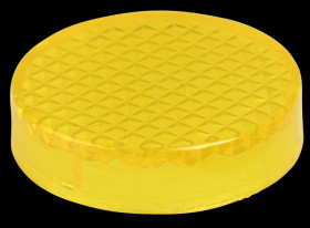 881031 Reflector covering cap, textured, yellow