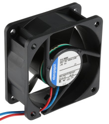 Wentylator osiowy 24 V DC DC 60 x 60 x 25mm 3.6W 54m³/h 43dB 150mA