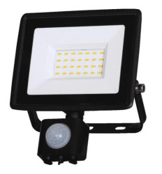 Naświetlacz Floodlight Slim G9 z czujnikiem ruchu 30W LED, 3040lm, 4000K, czarna / 47976