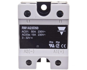 Przekaźnik półprzewodnikowy jednofazowy 24-265V AC 25A 3-32V DC RM1A23D25