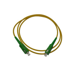 Patchcord światłowód 9/125 2m SM SC APC FTTH zielony-zielony