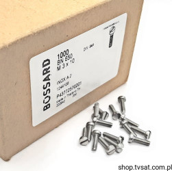 1244108 M3X10/BN650 DIN84A SCREW BOSSARD