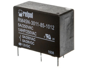 Przekaźniki miniaturowy 1P 5A 12V DC PCB RM45N-3011-85-1012 2614936
