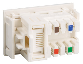 Złącze RJ45 Żeński Złącze RJ45 Cat5e Molex Premise Networks, proste 8-żyłowe