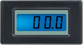 Woltomierz/amperomierz panelowy LCD podś