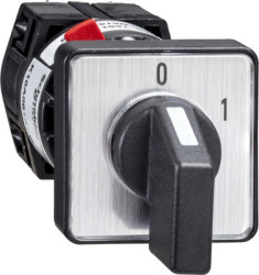 Cam switch, right: 0° - 60°, rotary actuator, 3 pole, 440 V, (W x H x D) 30 x 30 x 88 mm, front mounting, K10C003ACH