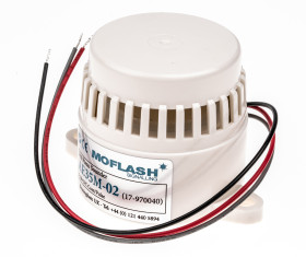 Klakson 12 V, 24 V 100dB Montaż panelowy Moflash 2-tonowy IP30 Alarm