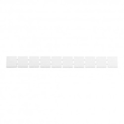 Oznaczniki na złączki 7.45x10.7mm ZB8 bez nadruku 1pasek-10szt DGN 4166