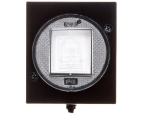 LAMBDA Przycisk hermetyczny /dzwonek/ IP44 czarny ŁNH-6LC/25